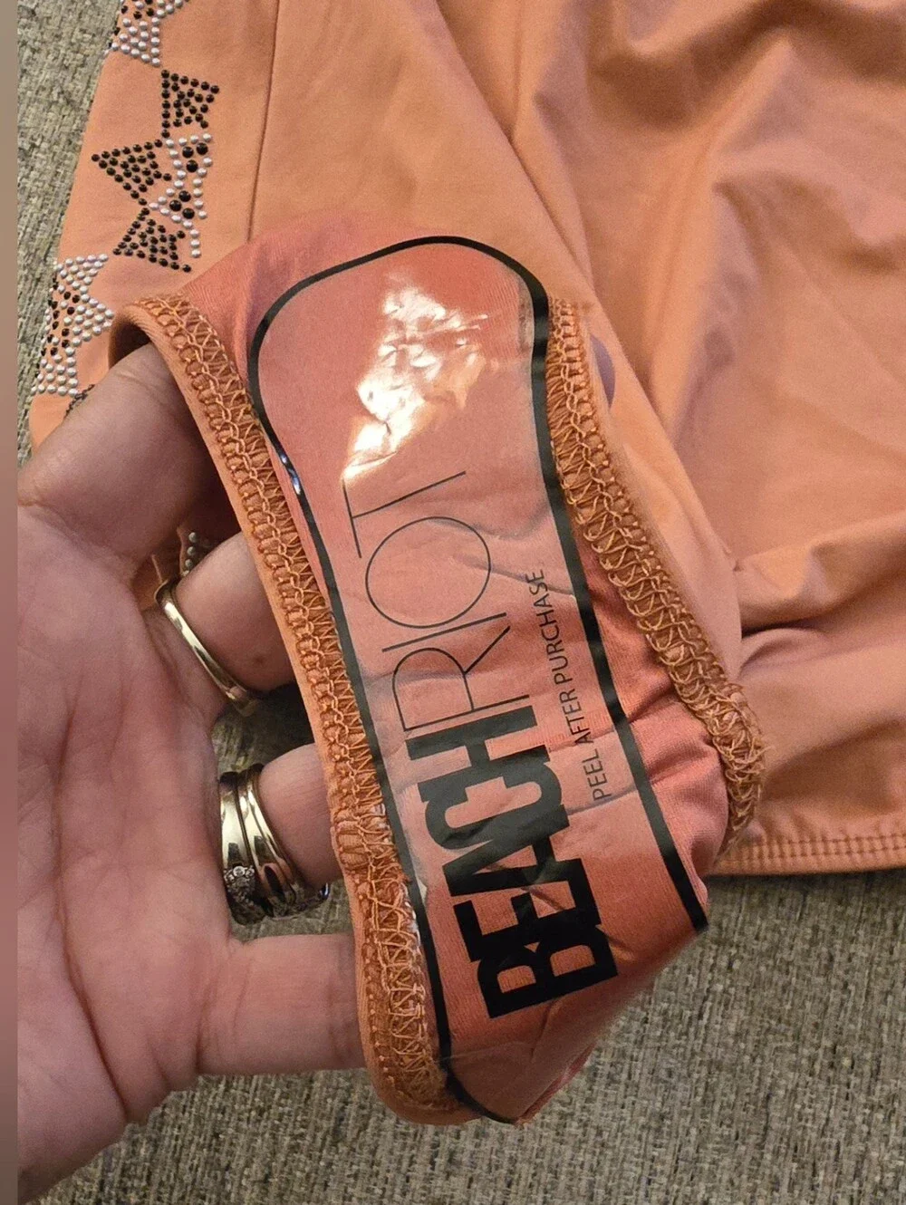 Beach Riot Bridget Stargazer One Piece Swimsuit Size Large